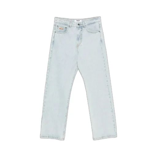 Marbled Denim Trousers