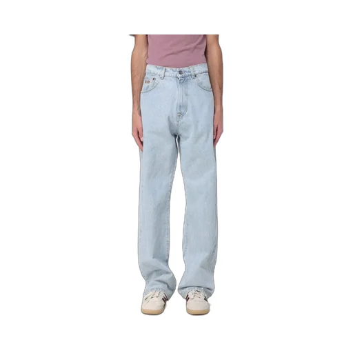 Marbled Denim Trousers