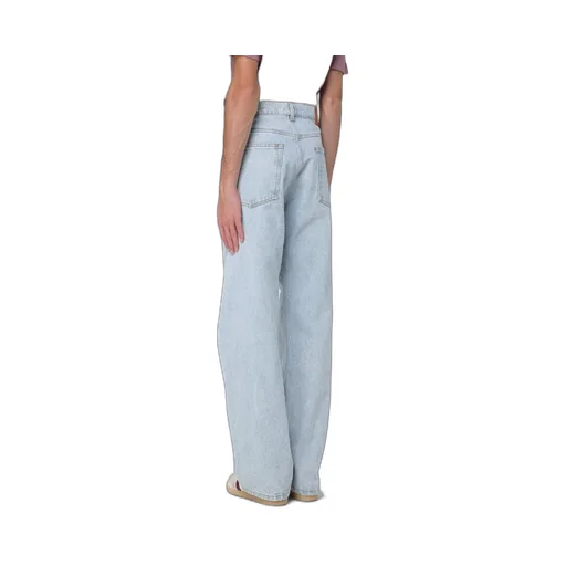 Marbled Denim Trousers
