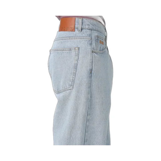 Marbled Denim Trousers
