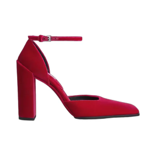 Square-Toed High Heels