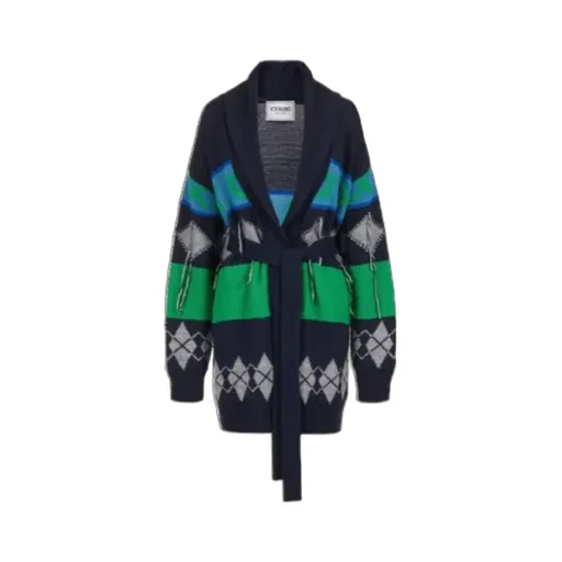 Geometric Pattern Cardigan