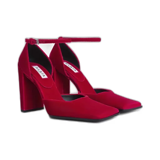 Square-Toed High Heels