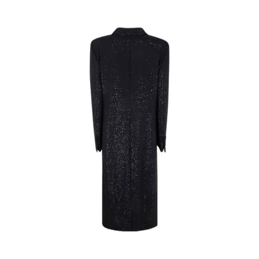 Sequin Embellished Double-Breasted Coat