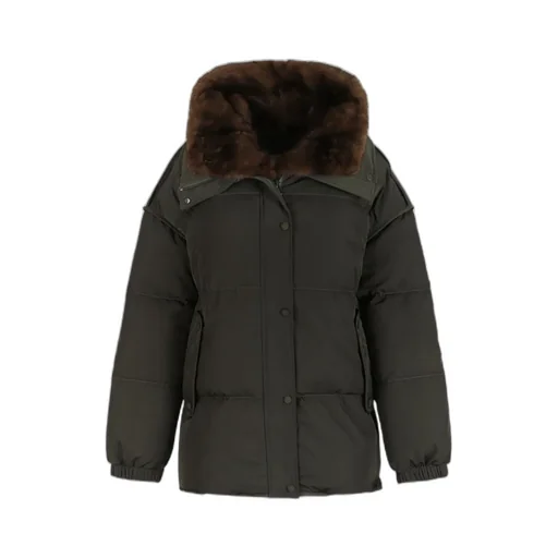 Long-Sleeved Down Jacket