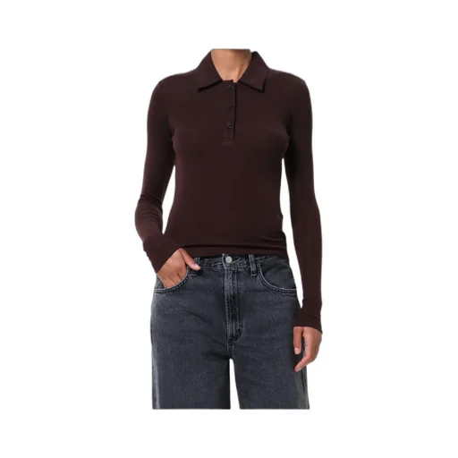 Long-Sleeved Polo Shirt