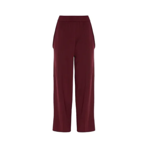 Mid-Rise Straight Leg Trousers