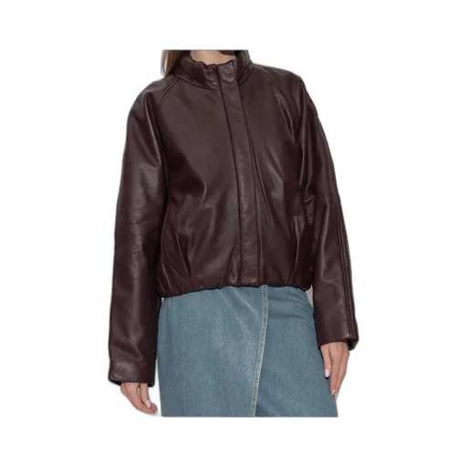 Long Sleeve Leather Jacket