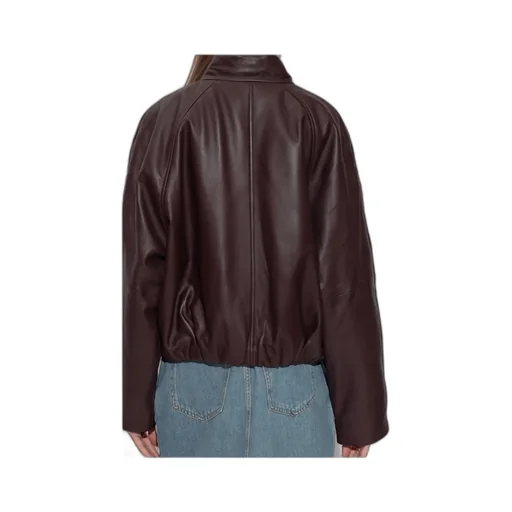 Long Sleeve Leather Jacket