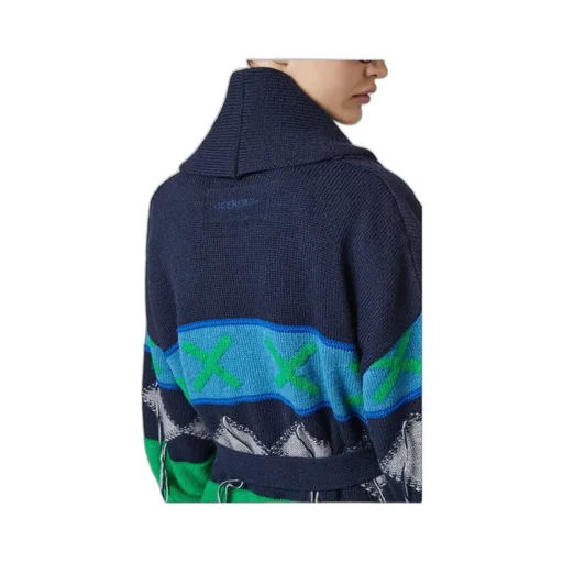 Geometric Pattern Cardigan