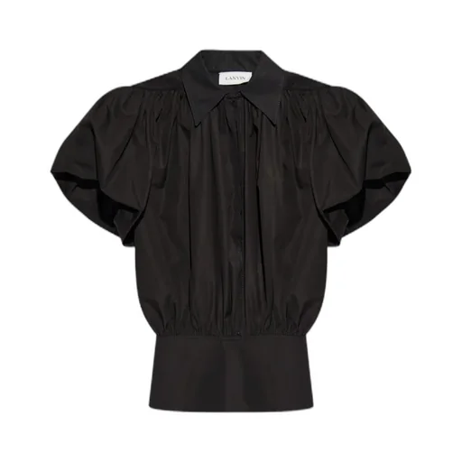 Puff Sleeved Gathered Top