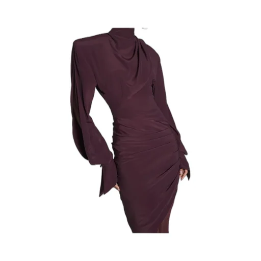 Long-Sleeve Mini Dress