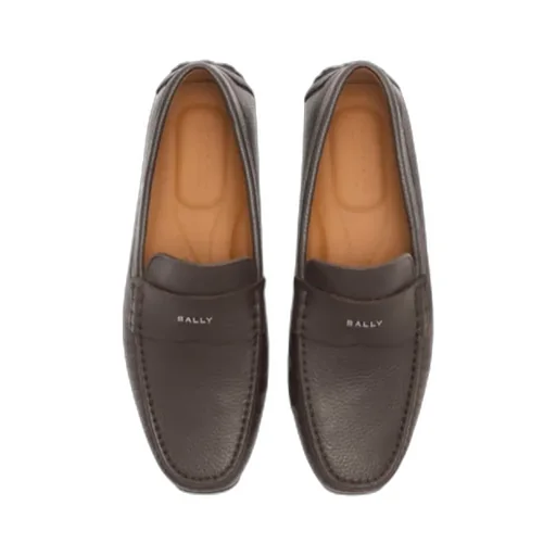 Logo Plaque Slip-On Loafers