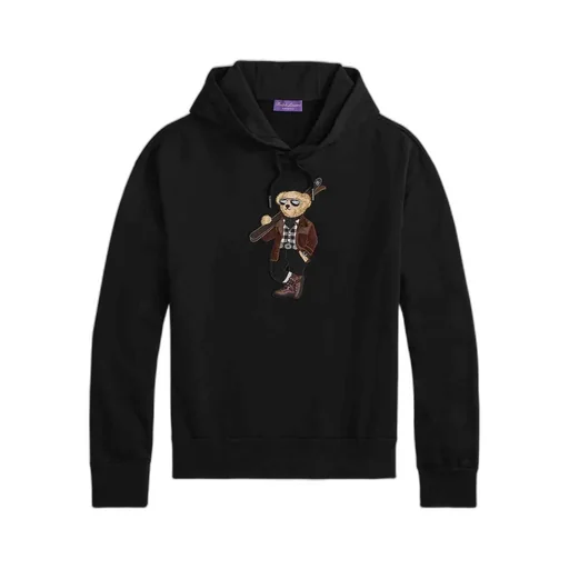 Bear-Print Hoodie