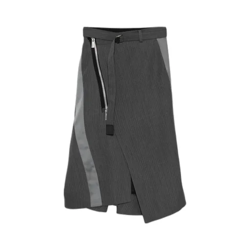 Asymmetric Midi Skirt