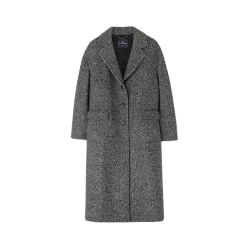Single-Breasted Tailored Coat