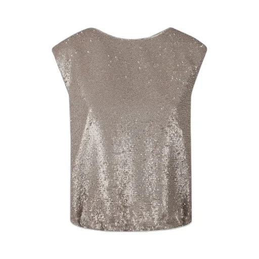 Sequin-Embellished Top