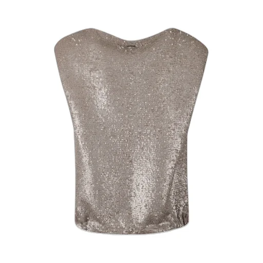 Sequin-Embellished Top