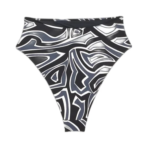 Abstract Printed Beachwear Bottoms