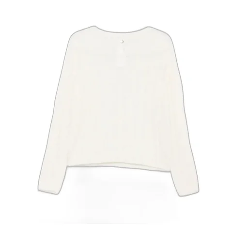 Cable-Knit Cropped Sweater