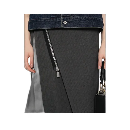 Asymmetric Midi Skirt