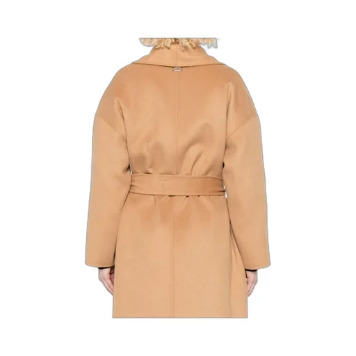 Belted Patch-Pocket Coat