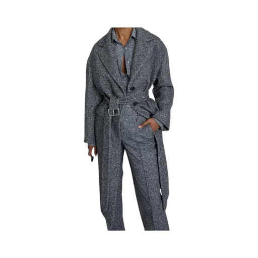 Single-Breasted Tailored Coat