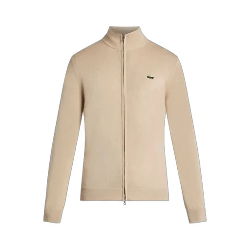 Logo-Patch Zip-Up Cardigan