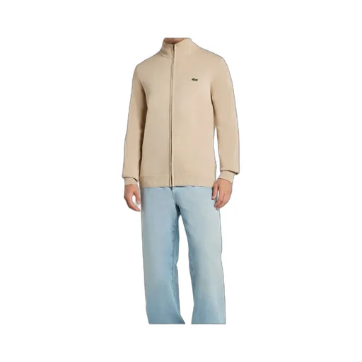 Logo-Patch Zip-Up Cardigan