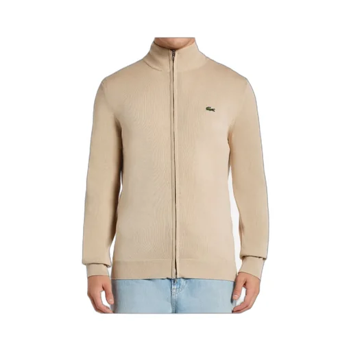 Logo-Patch Zip-Up Cardigan