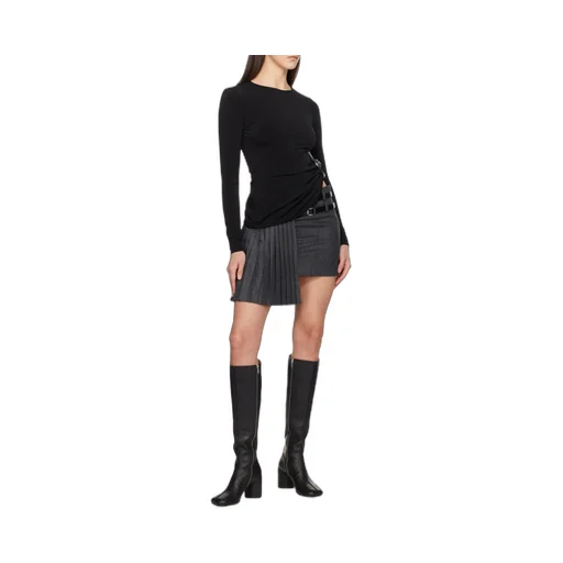 Pleated Mini Skirt