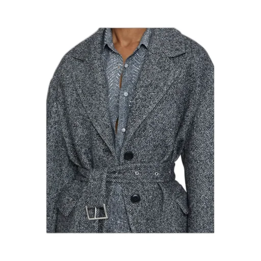 Single-Breasted Tailored Coat