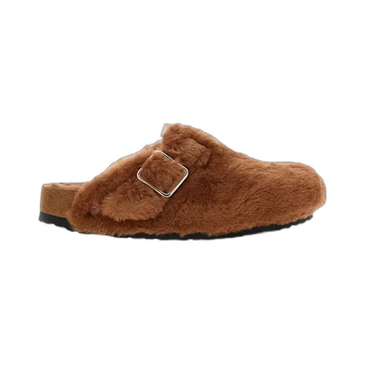 Shearling Boston Clogs