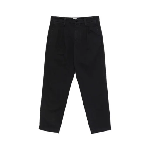 Pleated Cotton Trousers