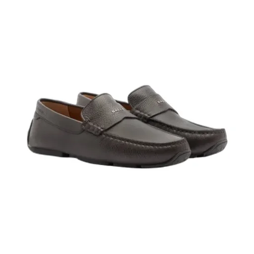 Logo Plaque Slip-On Loafers