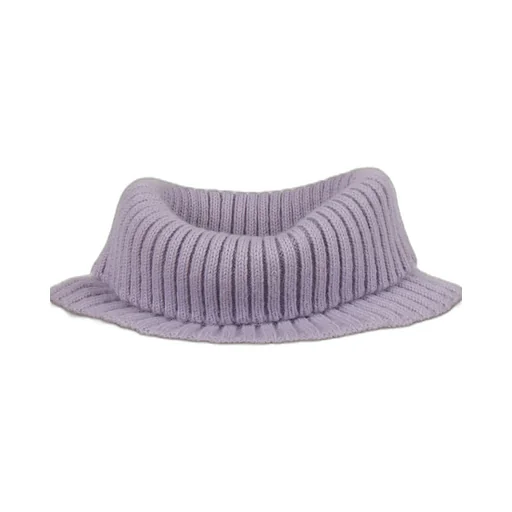 High-Collar Knit Jumper