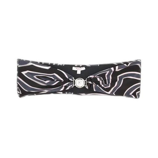 Maze Printed Strapless Bikini Top