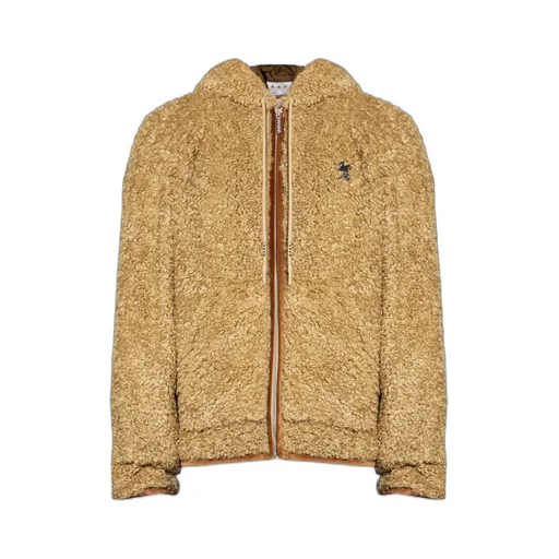Drawstring Hooded Zip-Up Jacket