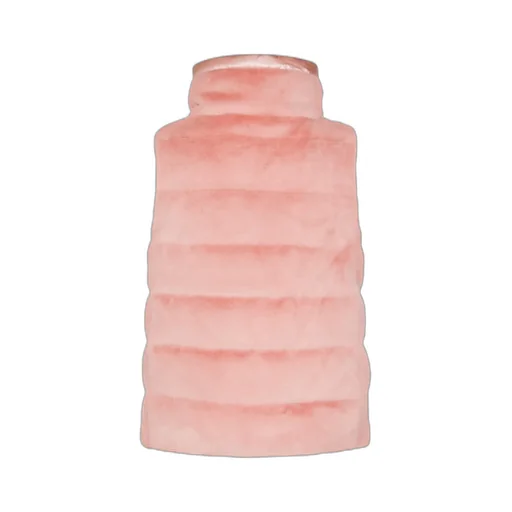 High-Neck Quilted Vest