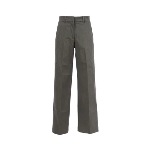 Wide-Leg Chino Trousers