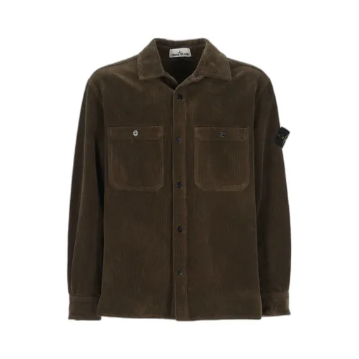 Compass Patch Buttoned Overshirt