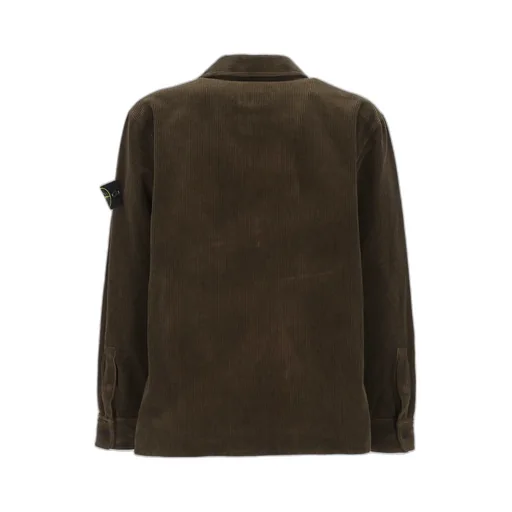 Compass Patch Buttoned Overshirt