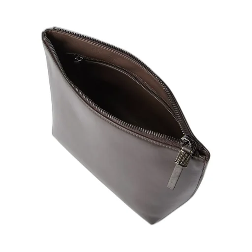 Logo-Print Clutch Bag