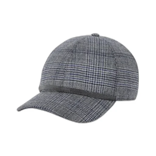 Checked Baseball Cap