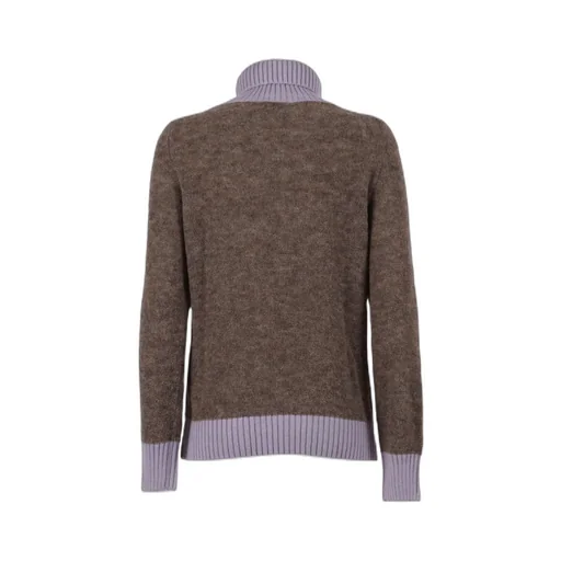 High-Collar Knit Jumper