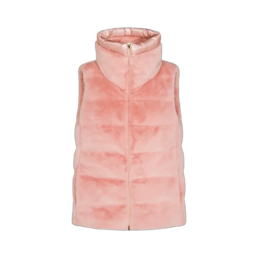 High-Neck Quilted Vest