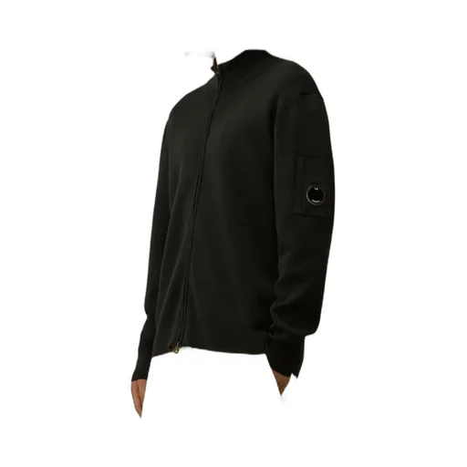 Re-Wool Full Zip Lens Cardigan