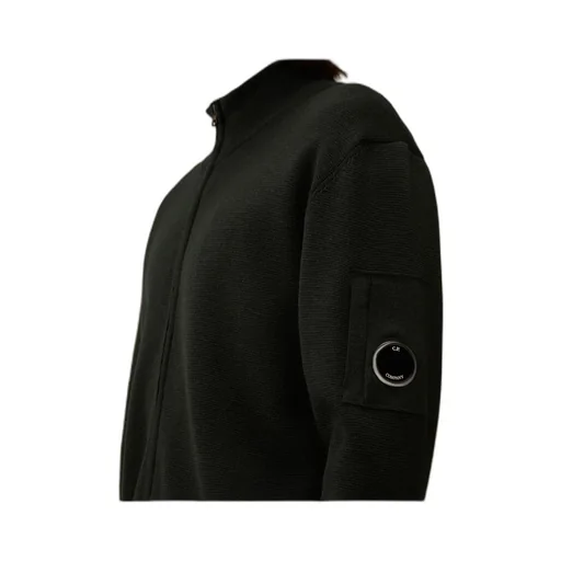 Re-Wool Full Zip Lens Cardigan