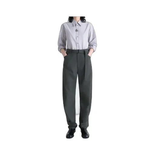 Belted Tailored Trousers