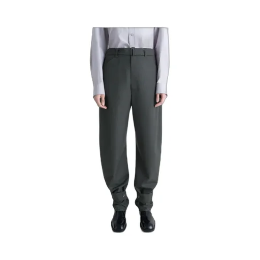 Belted Tailored Trousers